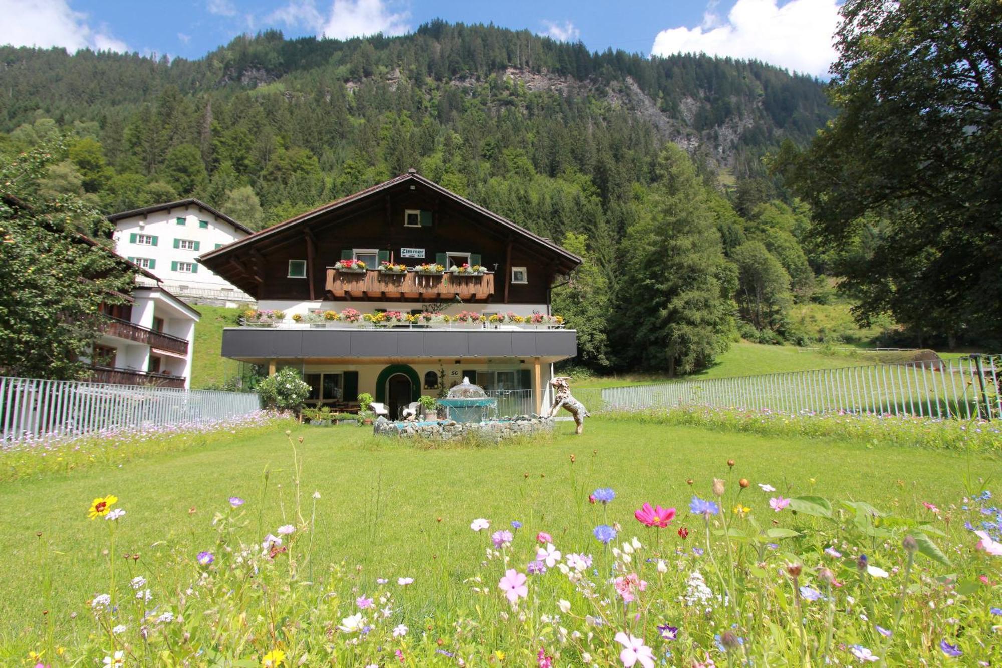 Bed and Breakfast Haus am Rain Partenen Exterior foto