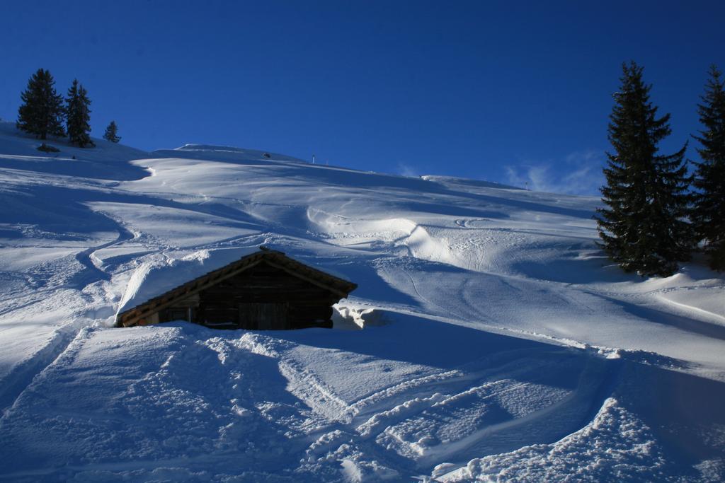 Bed and Breakfast Haus am Rain Partenen Exterior foto